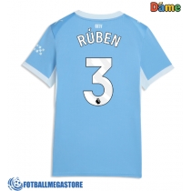 Fotballdrakt Dame Manchester City Ruben Dias #3 Hjemmedrakt 2026-27 Kortermet